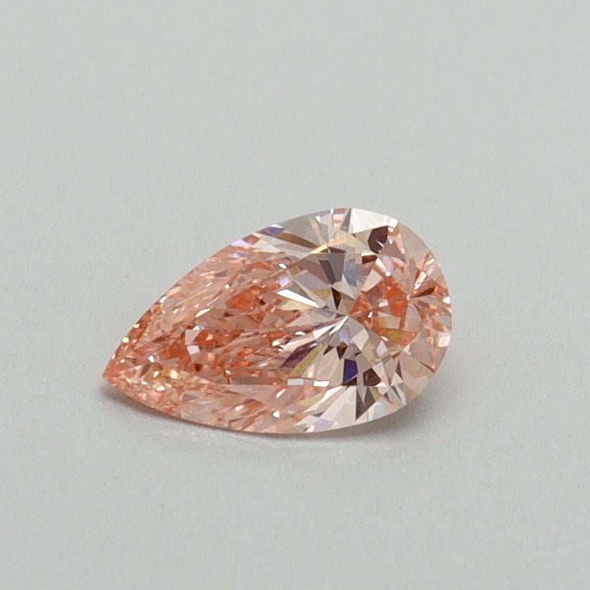 0.40 Ct. Fancy Vivid Pink Pear Lab Grown Diamond