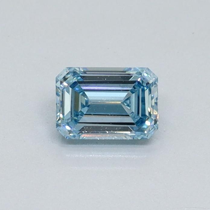 0.31 Ct. Fancy Intense Malibu Blue Emerald Lab Grown Diamond