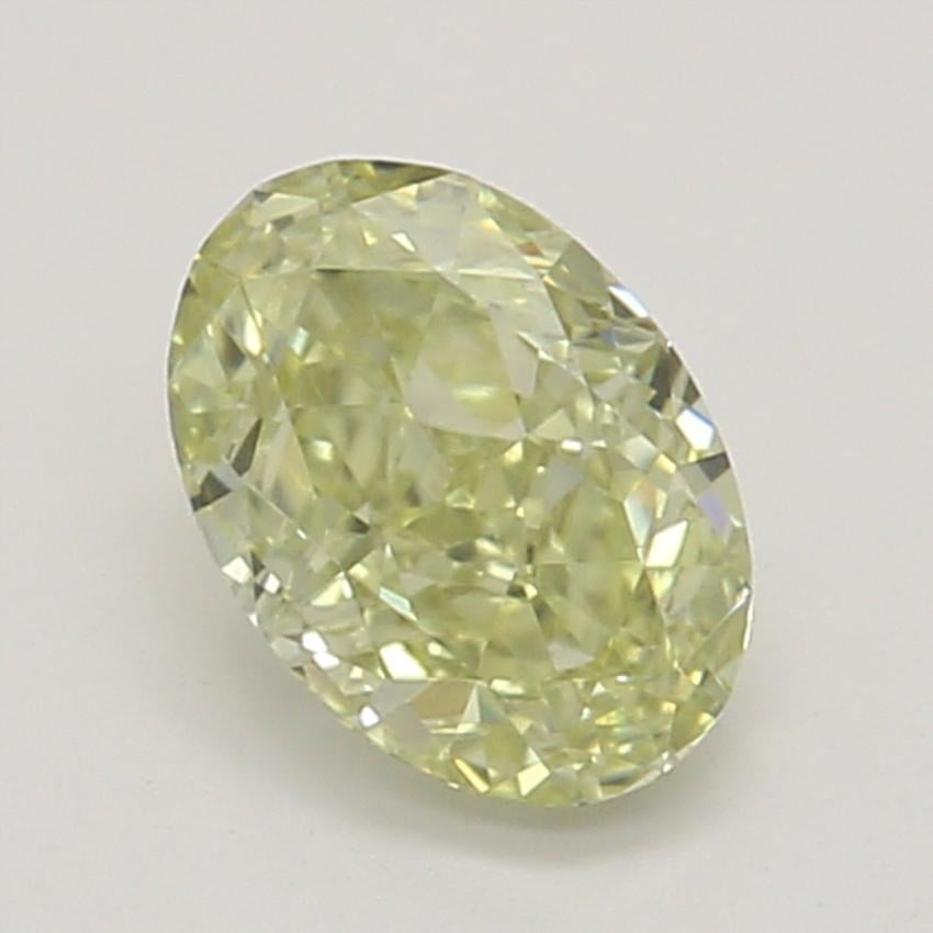 0.36 Ct. Fancy Yellow Oval Diamond
