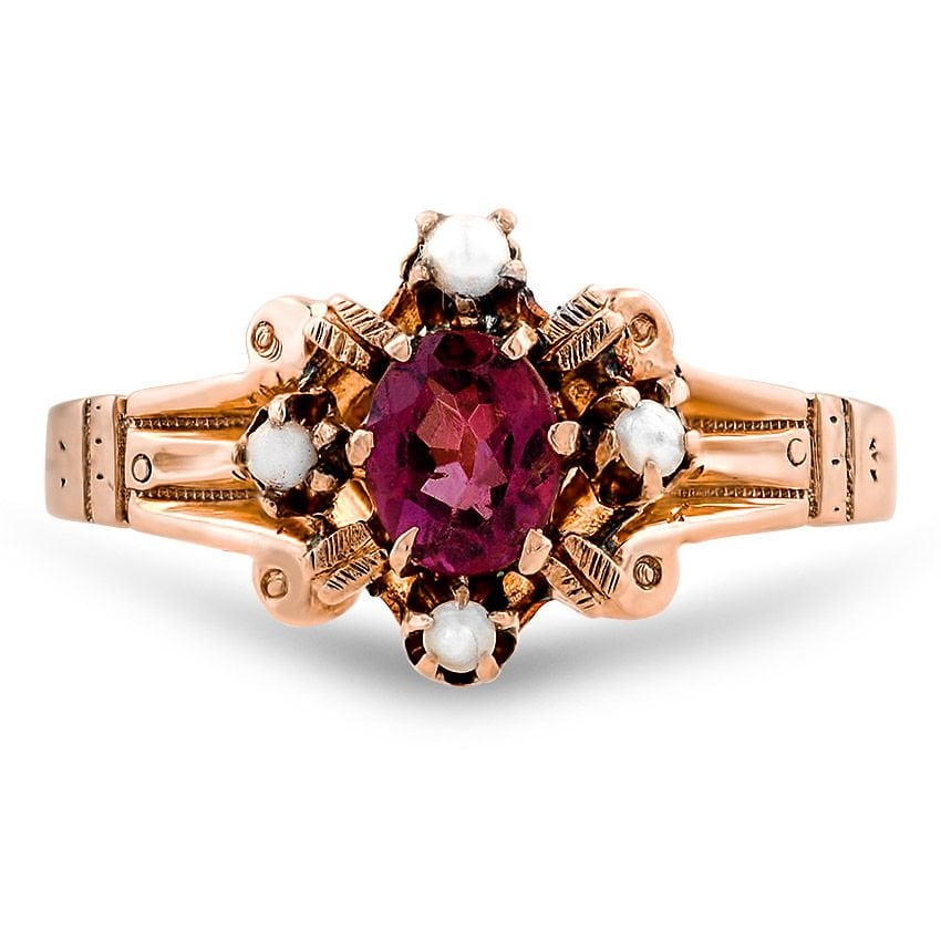 Victorian Ruby Vintage Ring