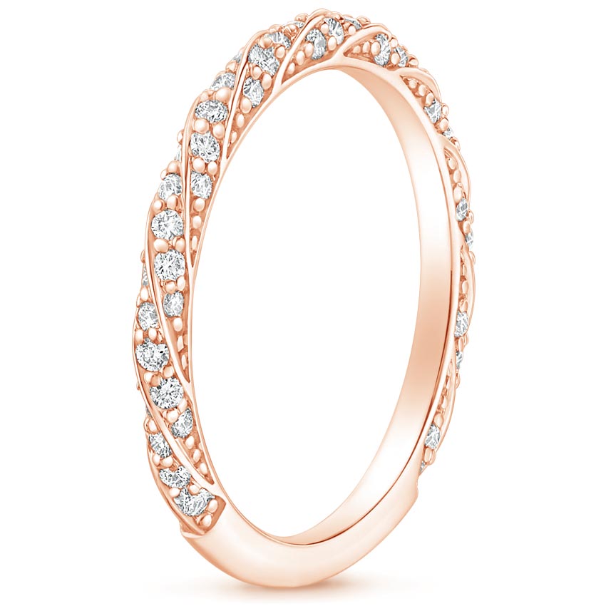 14K Rose Gold Nova Diamond Ring (1/3 ct. tw.), large side view