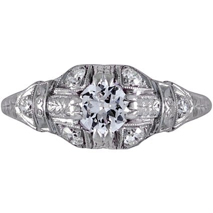 Art Deco Diamond Vintage Ring