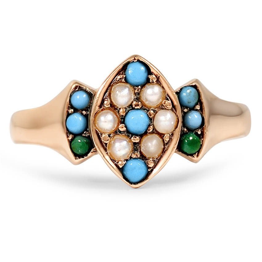 Victorian Turquoise Vintage Ring