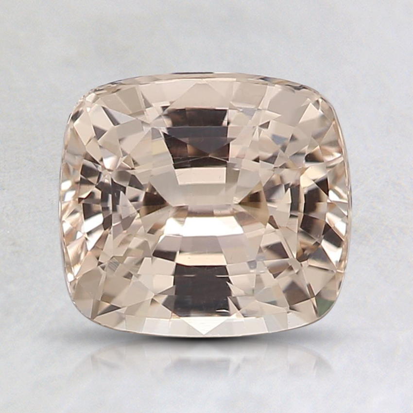 7.1x6.4mm Unheated Peach Cushion Sapphire
