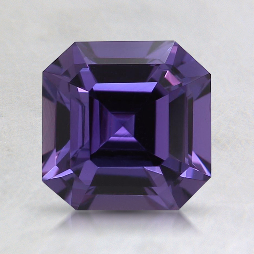 6.7mm Unheated Purple Asscher Sapphire