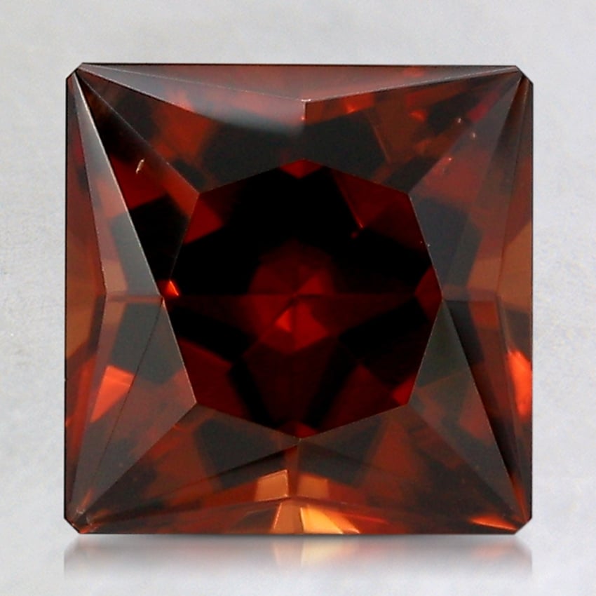 8x7.9mm Unheated Orange Princess Zircon