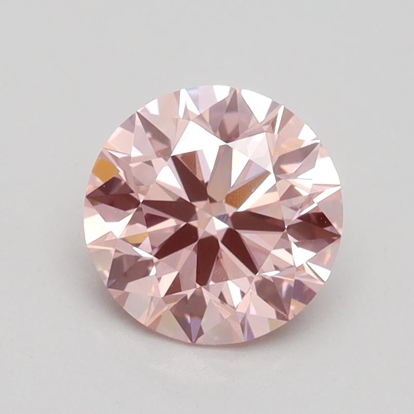 1.30 Ct. Fancy Intense Pink Round Lab Grown Diamond