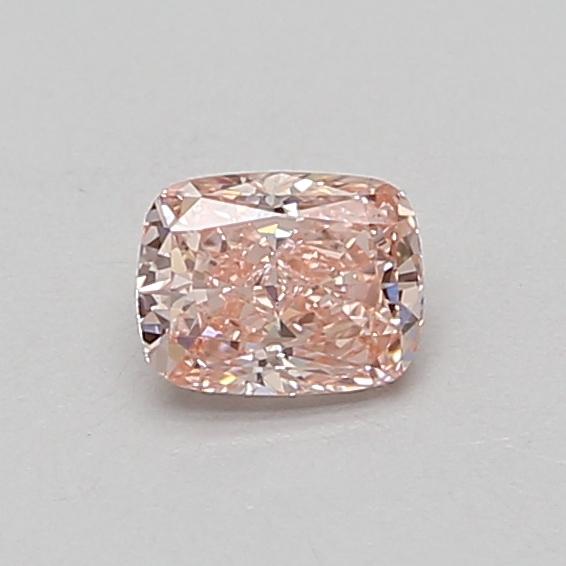 0.51 Ct. Fancy Vivid Pink Cushion Lab Grown Diamond