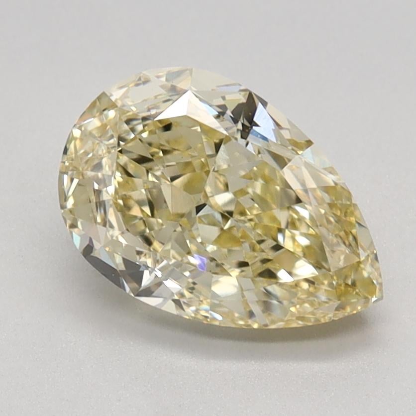 1.44 Ct. Fancy Intense Yellow Pear Lab Grown Diamond