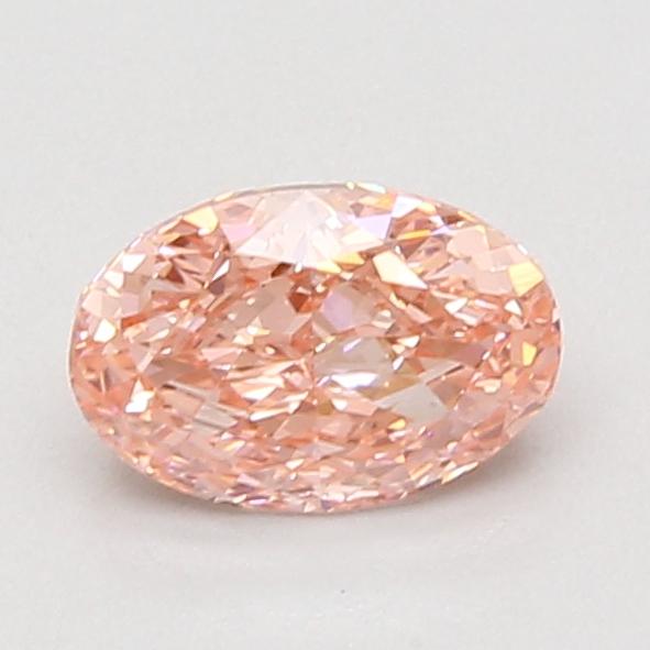 1.09 Ct. Fancy Vivid Pink Oval Lab Grown Diamond
