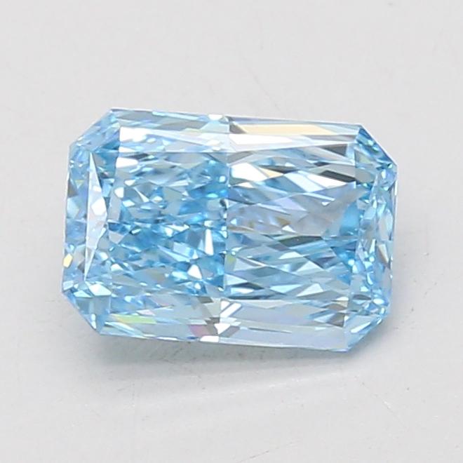 1.55 Ct. Fancy Vivid Blue Radiant Lab Grown Diamond