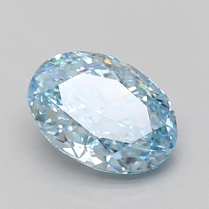 2.01 Ct. Fancy Vivid Blue Oval Lab Grown Diamond