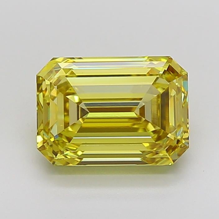 5.56 Ct. Fancy Intense Yellow Emerald Lab Grown Diamond