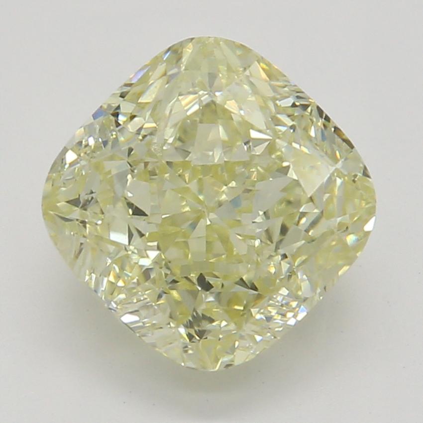1.70 Ct. Fancy Light Yellow Cushion Diamond