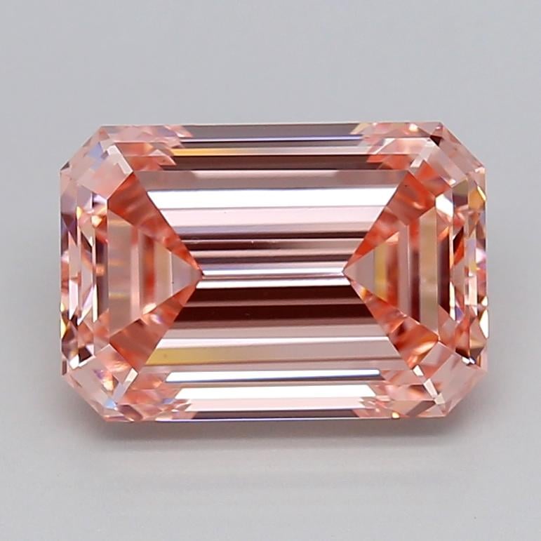 4.05 Ct. Fancy Intense  Pink Emerald Lab Grown Diamond