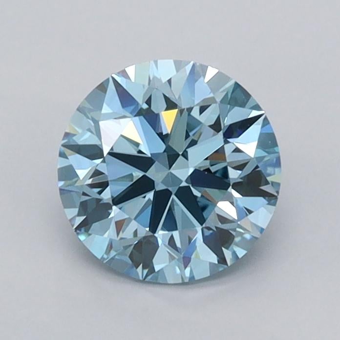 1.00 Ct. Fancy Vivid  Blue Round Lab Grown Diamond