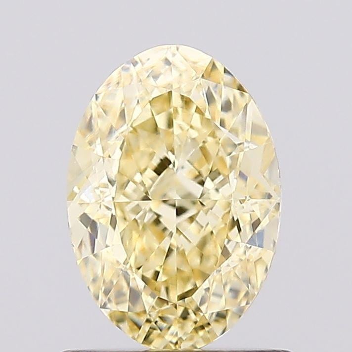 1.06 Ct. Fancy Intense  Yellow Oval Lab Grown Diamond