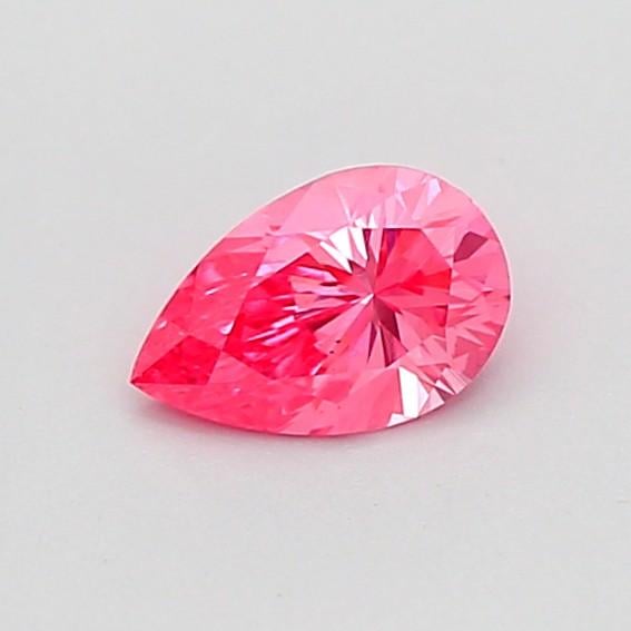 0.31 Ct. Fancy Vivid Pink Pear Lab Grown Diamond