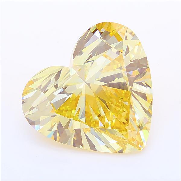 8.96 Ct. Fancy Yellow Heart Lab Grown Diamond