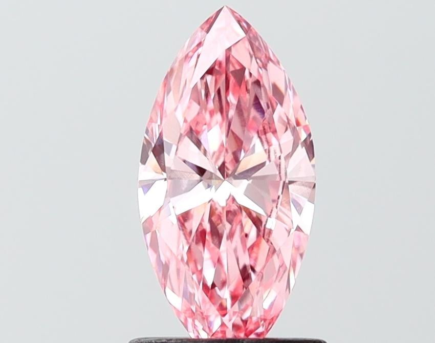 1.01 Ct. Fancy Vivid Pink Pink Marquise Lab Grown Diamond