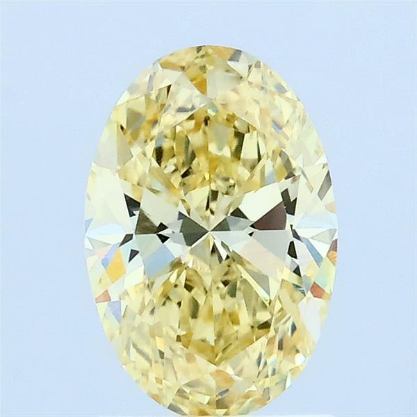 1.08 Ct. Fancy Yellow Oval Lab Grown Diamond