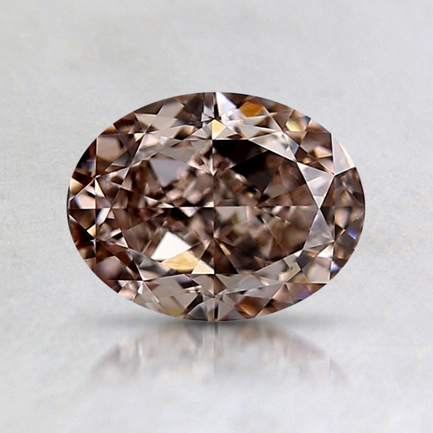 1.19 Ct. Fancy Light Pinkish Brown Oval Diamond