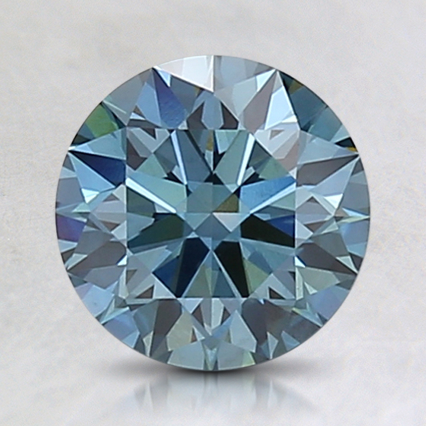 1.56 Ct. Fancy Intense Blue Round Lab Grown Diamond