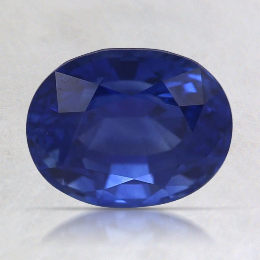 8.2x6.5mm Super Premium Blue Oval Sapphire
