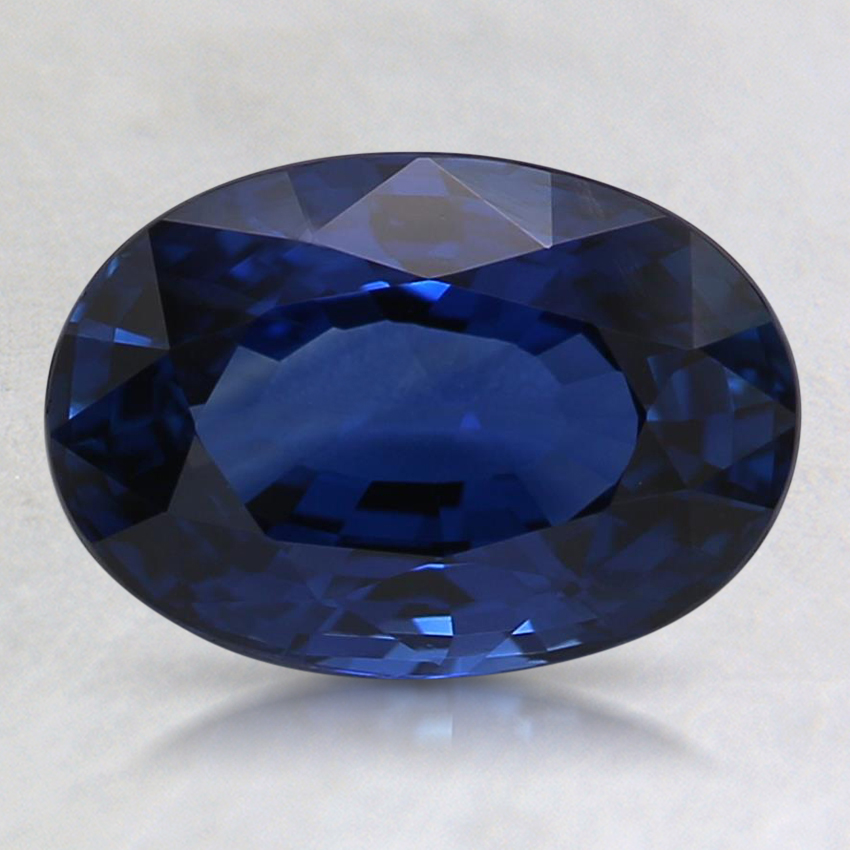 9x6.3mm Premium Blue Oval Sapphire