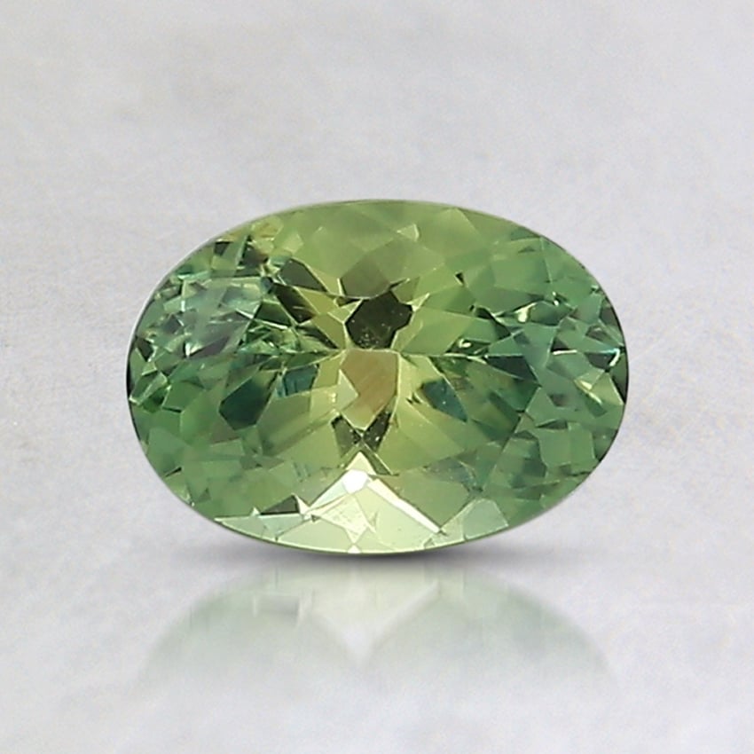 6.8x4.8mm Unheated Parti-Color Oval Montana Sapphire