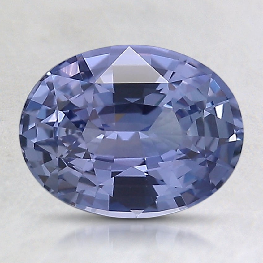 8.6x6.7mm Unheated Violet Oval Sapphire
