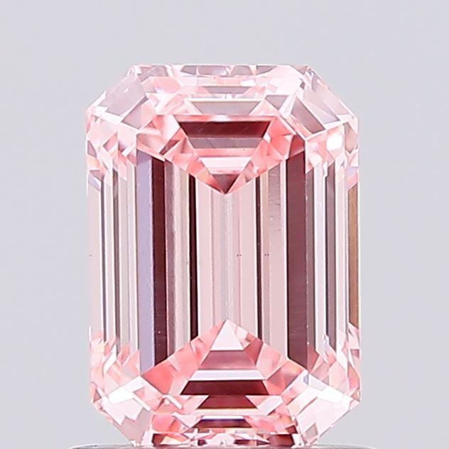 1.01 Ct. Fancy Intense Pink Emerald Lab Grown Diamond