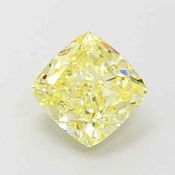 1.21 Ct. Fancy Intense Yellow Cushion Lab Grown Diamond
