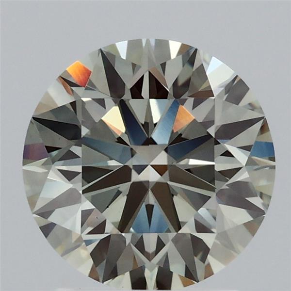 2.03 Ct. Fancy Green Round Lab Grown Diamond