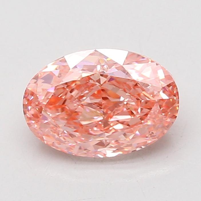 2.07 Ct. Fancy Vivid Pink Oval Lab Grown Diamond