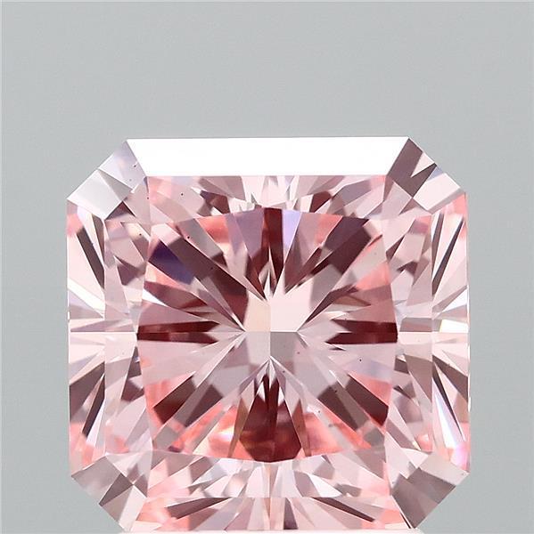 2.56 Ct. Fancy Vivid Pink Radiant Lab Grown Diamond