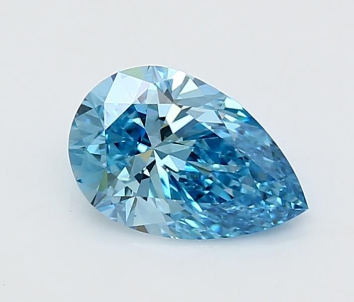 1.25 Ct. Fancy Vivid  Blue Pear Lab Grown Diamond