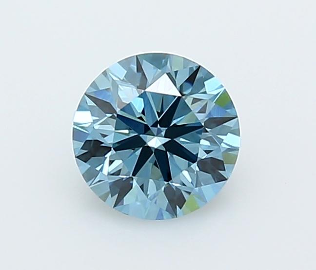 1.02 Ct. Fancy Vivid  Blue Round Lab Grown Diamond