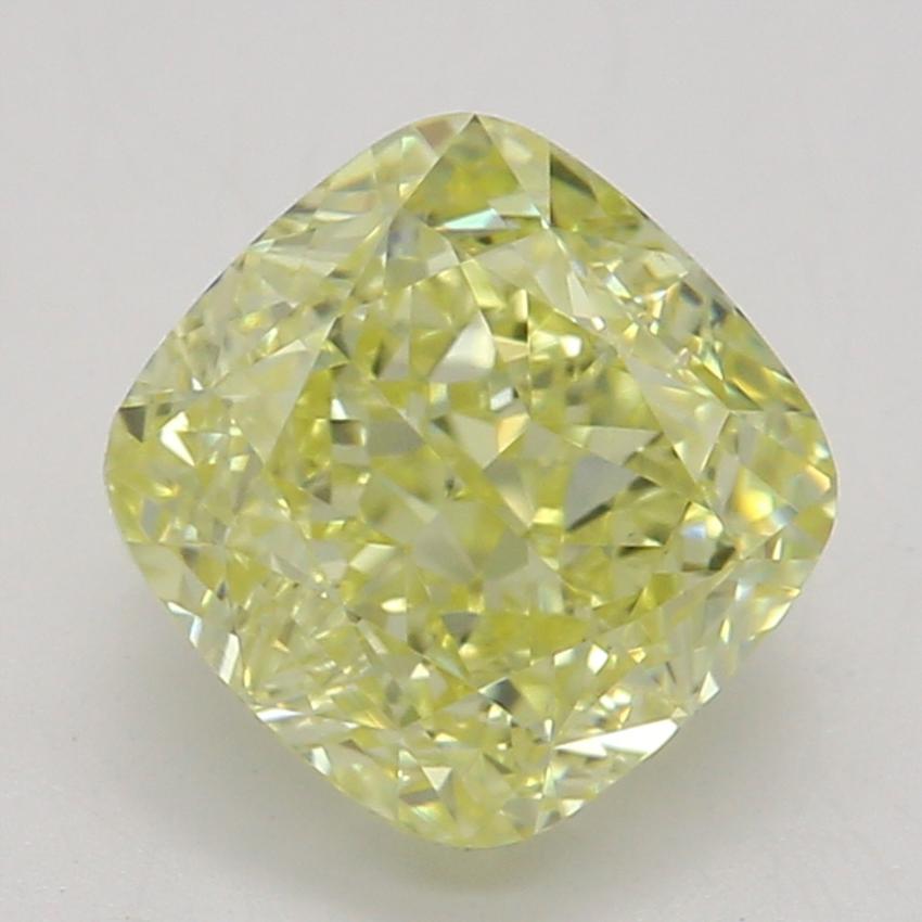 1.10 Ct. Fancy Yellow Cushion Diamond