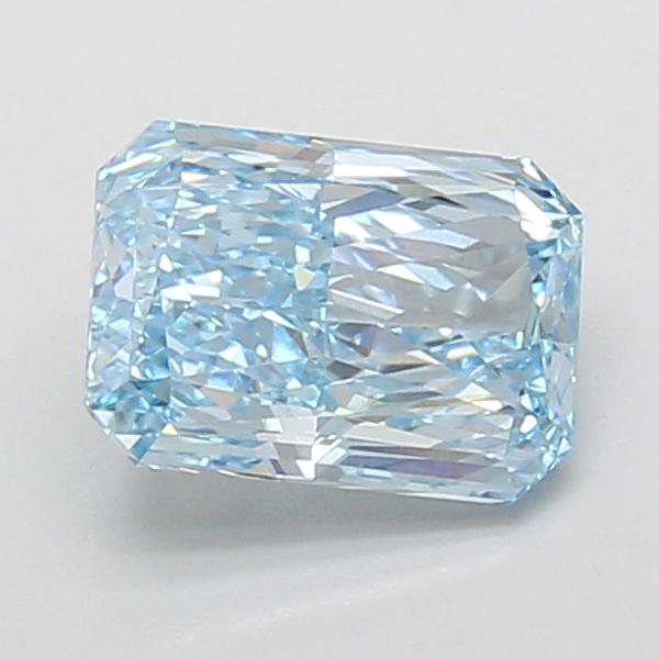 1.50 Ct. Fancy Vivid Blue Radiant Lab Grown Diamond