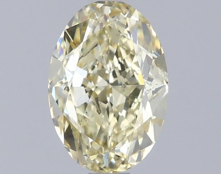 1.50 Ct. Fancy  Yellow Oval Lab Grown Diamond