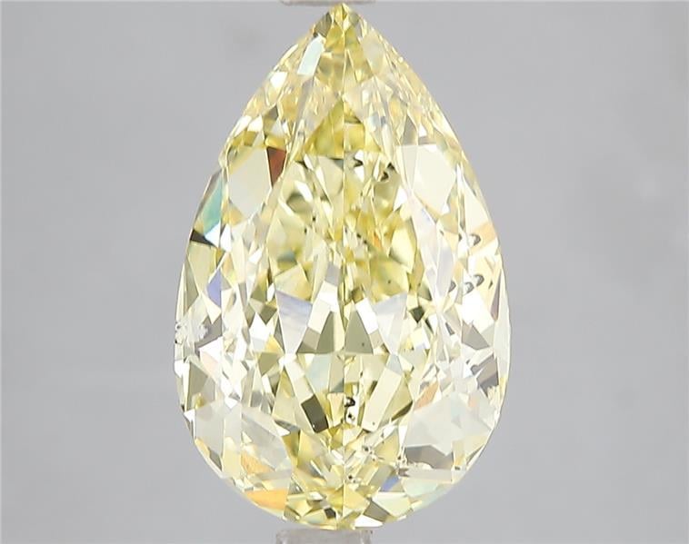 5.02 Ct. Fancy Intense Yellow Pear Lab Grown Diamond