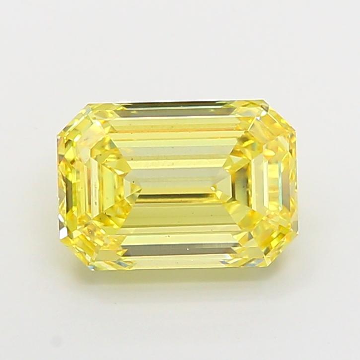 5.00 Ct. Fancy Yellow Emerald Lab Grown Diamond