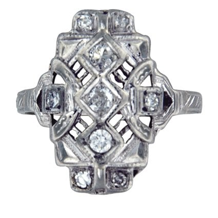 Art Deco Diamond Vintage Ring
