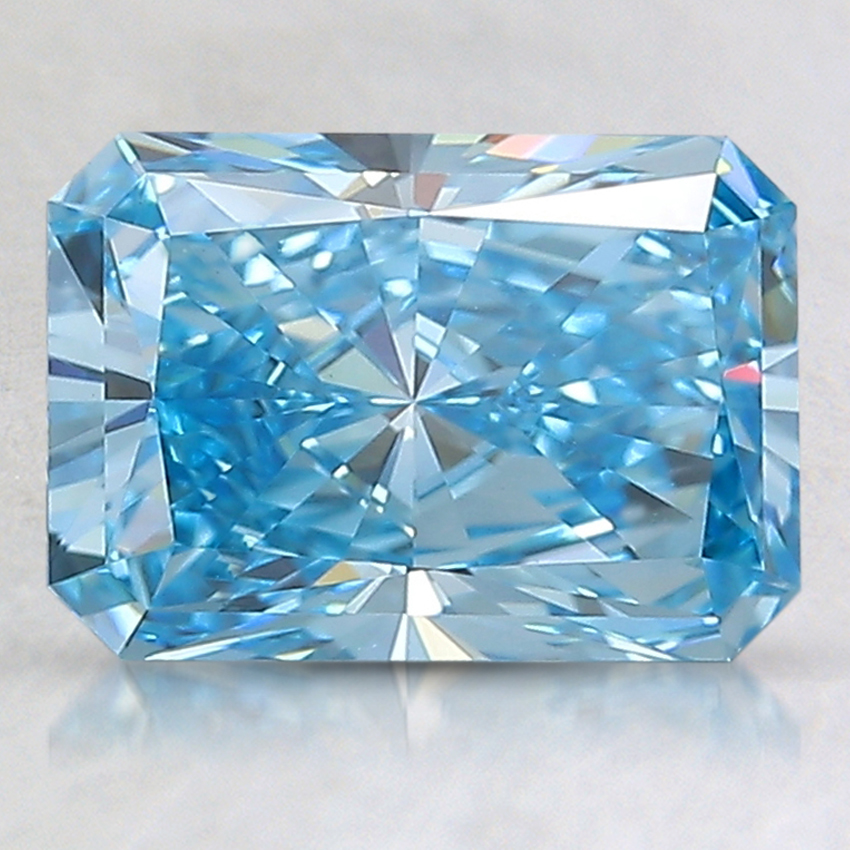 2.01 Ct. Fancy Vivid Blue Radiant Lab Created Diamond