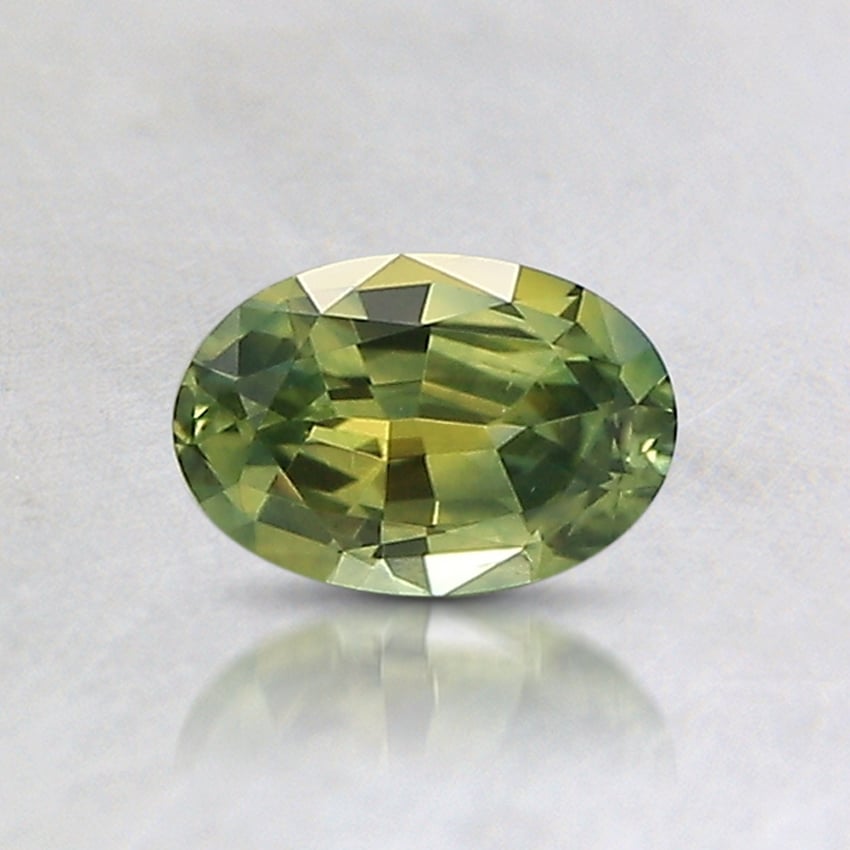 6.1x4.1mm Parti-Color Oval Montana Sapphire
