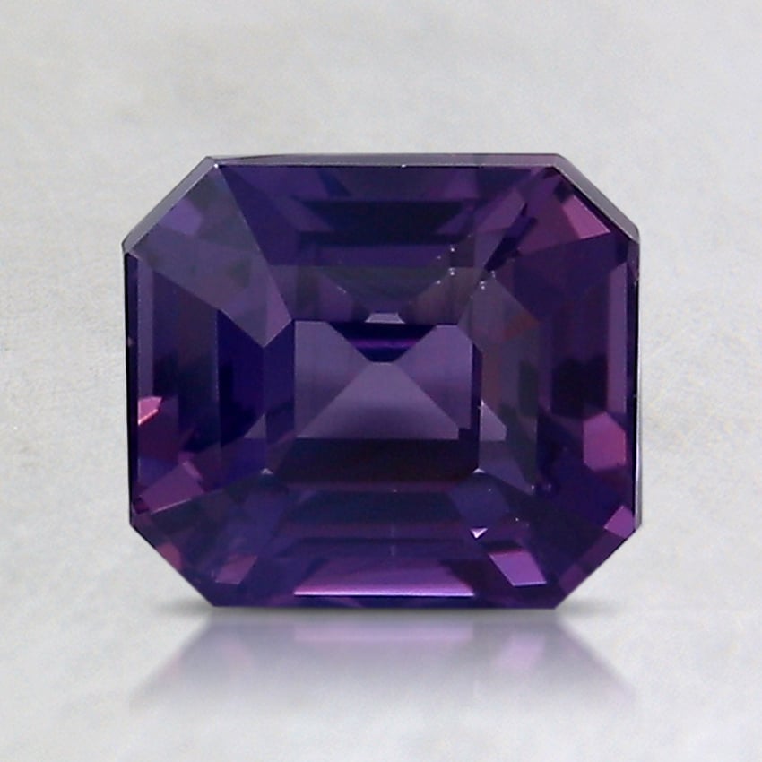 6.9x6.2mm Unheated Purple Emerald Sapphire