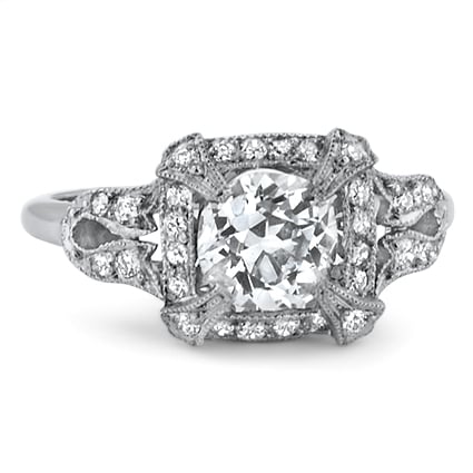Art Nouveau Diamond Vintage Ring
