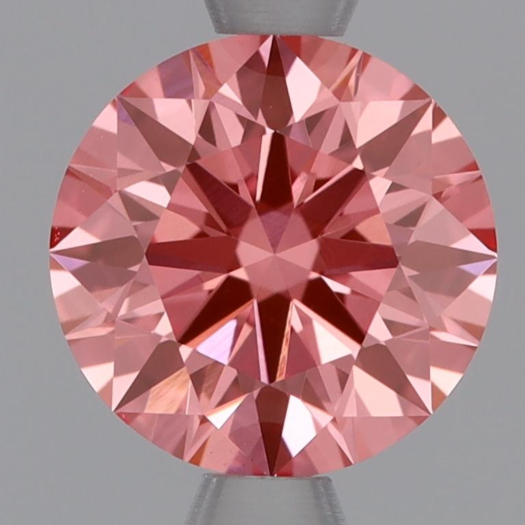 1.03 Ct. Fancy Vivid Pink Round Lab Grown Diamond