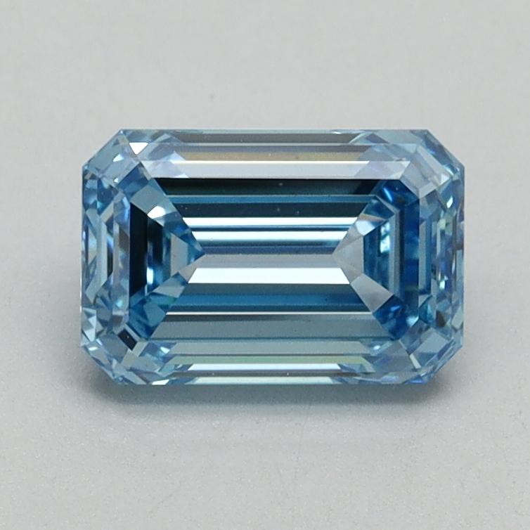 1.16 Ct. Fancy Vivid Blue Emerald Lab Grown Diamond
